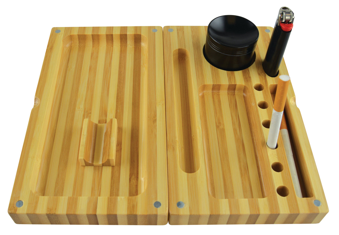 ITEM NUMBER 021917 BAMBOO MAGNETIC TRAY 4 PIECES PER DISPLAY
