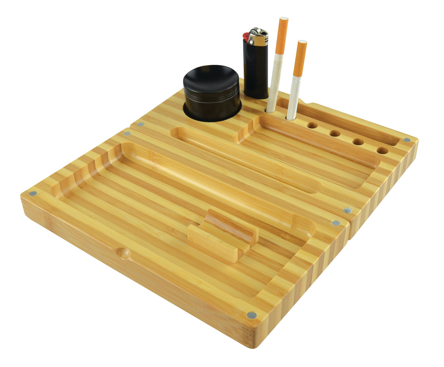 ITEM NUMBER 021917 BAMBOO MAGNETIC TRAY 4 PIECES PER DISPLAY