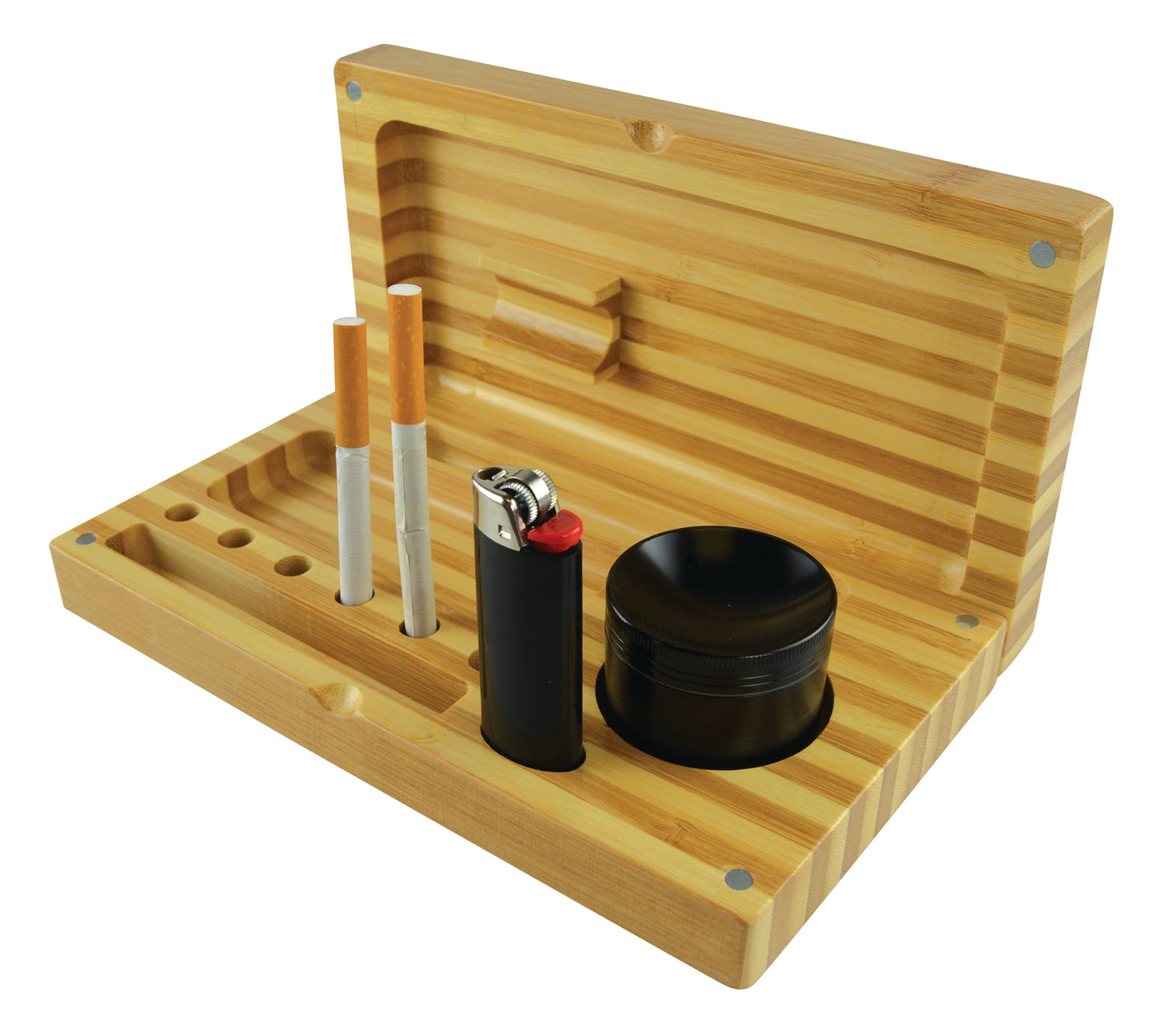 ITEM NUMBER 021917 BAMBOO MAGNETIC TRAY 4 PIECES PER DISPLAY
