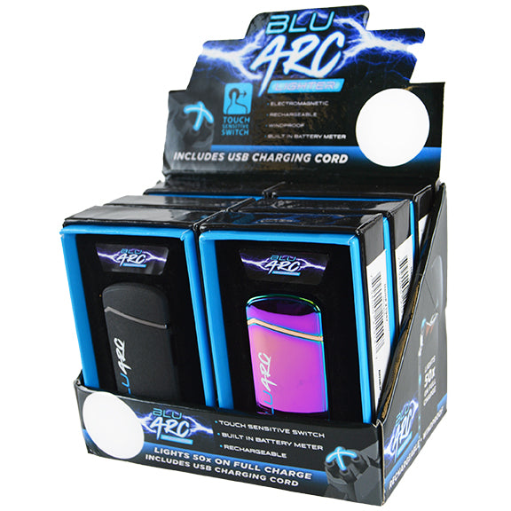 Blu Arc Cross Lighter Display
