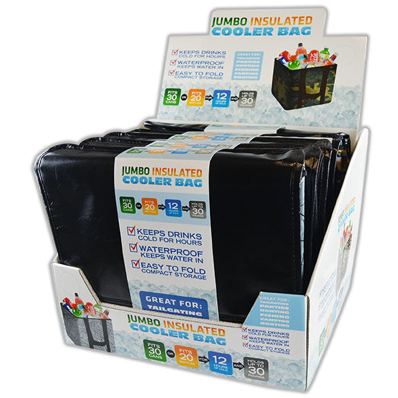 ITEM NUMBER 021963 COOLER BAG NON WOVEN 6 PIECES PER DISPLAY