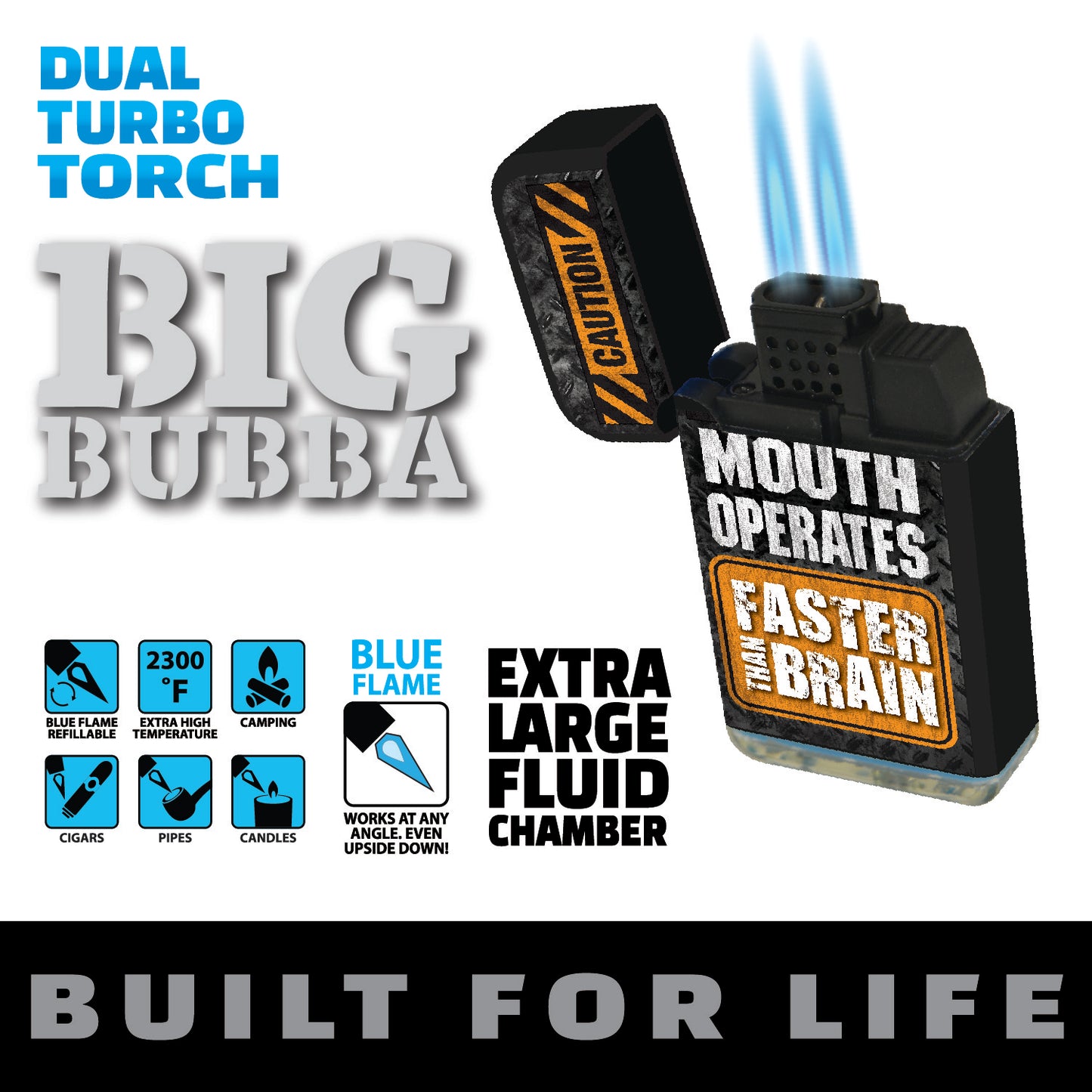 ITEM NUMBER 021995 BIG BUBBA DUAL TORCH C 15 PIECES PER DISPLAY