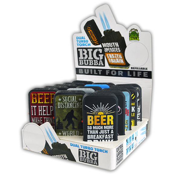 ITEM NUMBER 021995 BIG BUBBA DUAL TORCH C 15 PIECES PER DISPLAY