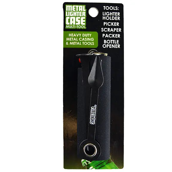 Metal Lighter Case with Tools - 6 Pieces Per Retail Ready Display 22030 SMOKEZILLA