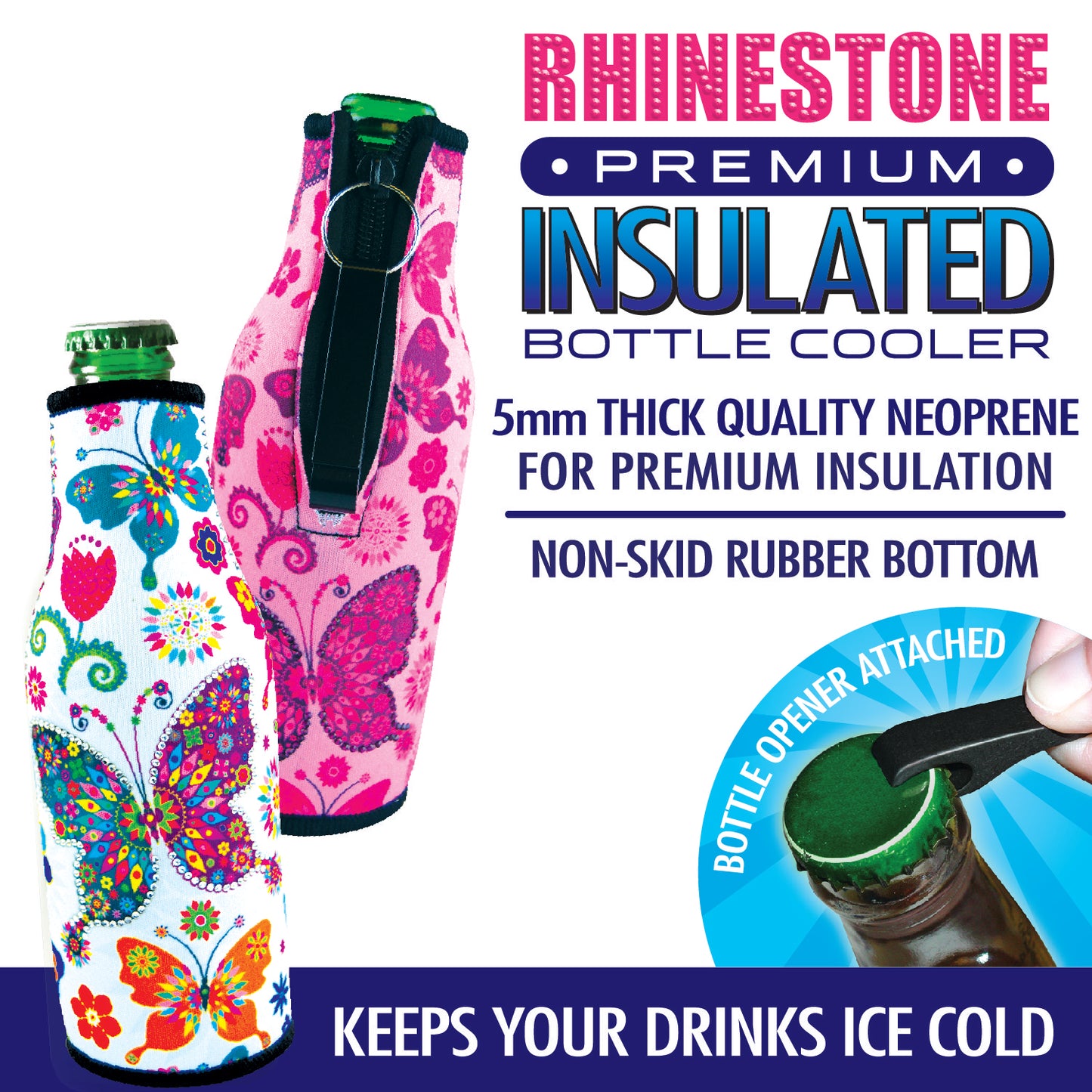 ITEM NUMBER 022033 RHINESTONE BOTTLE SUIT 6 PIECES PER DISPLAY