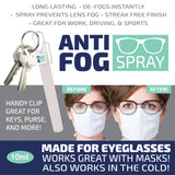 Anti Fog Spray 24 Pieces Per Retail Ready Display 22065