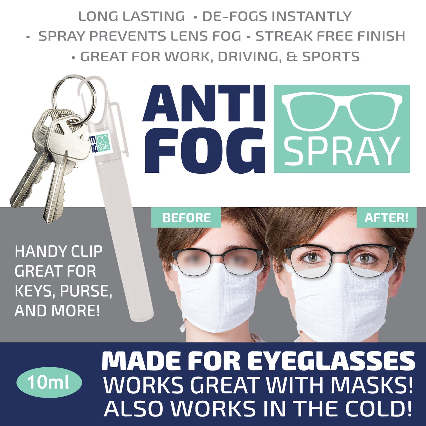 ITEM NUMBER 022065 ANTI FOG SPRAY 24 PIECES PER DISPLAY