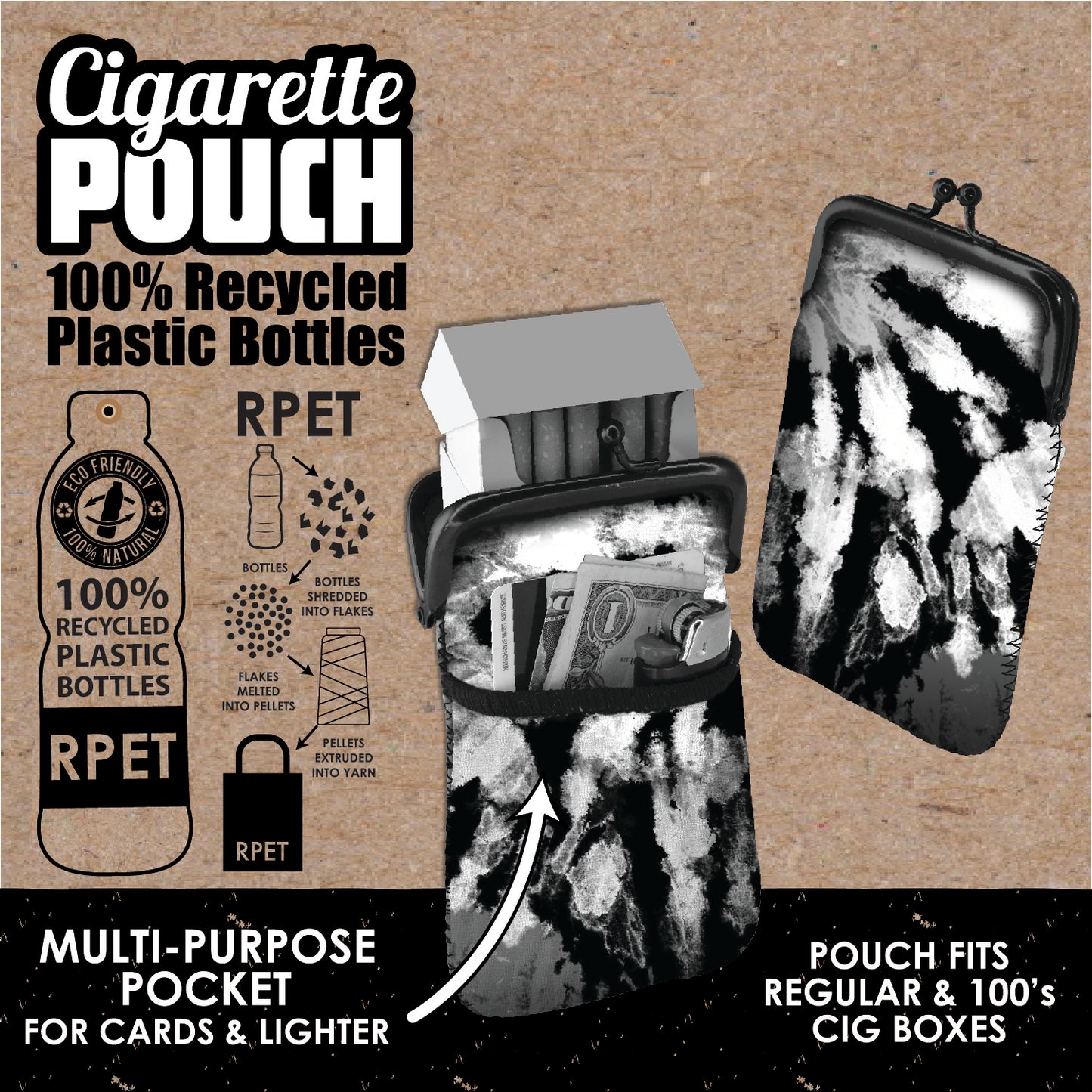 ITEM NUMBER 022116 RPET CIG CASE MIX B 8 PIECES PER DISPLAY
