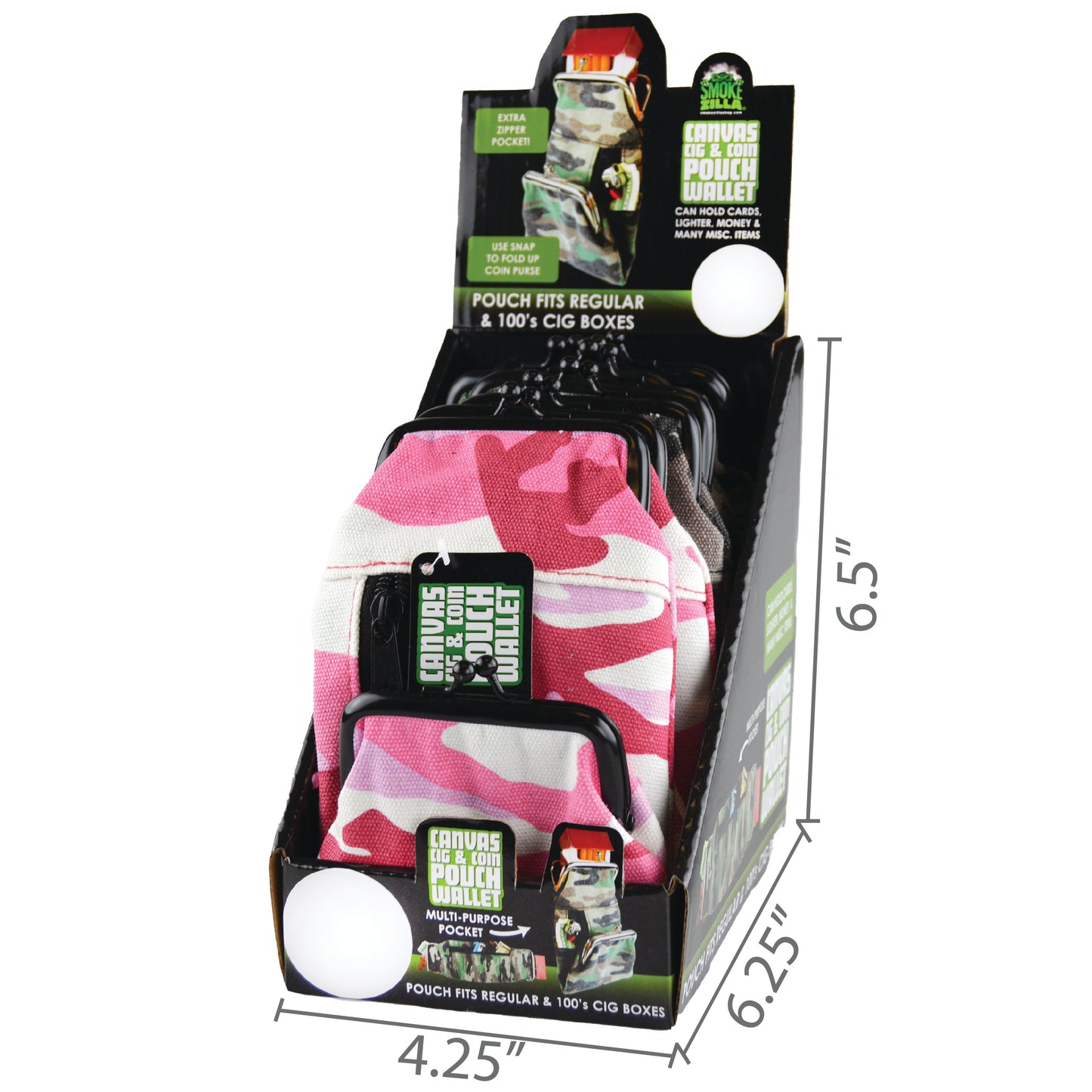 ITEM NUMBER 022117 CANVAS CIG CASE 6 PIECES PER DISPLAY