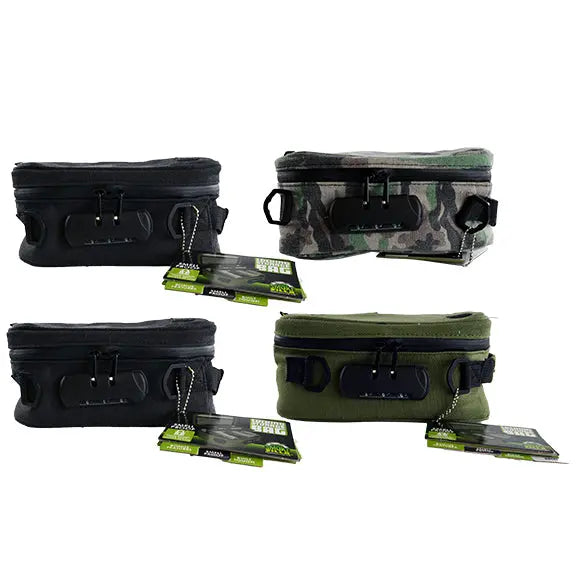 Smell Proof Canvas Lock Bag with Tool Organizer - 4 Pieces Per Retail Ready Display 22152 SMOKEZILLA