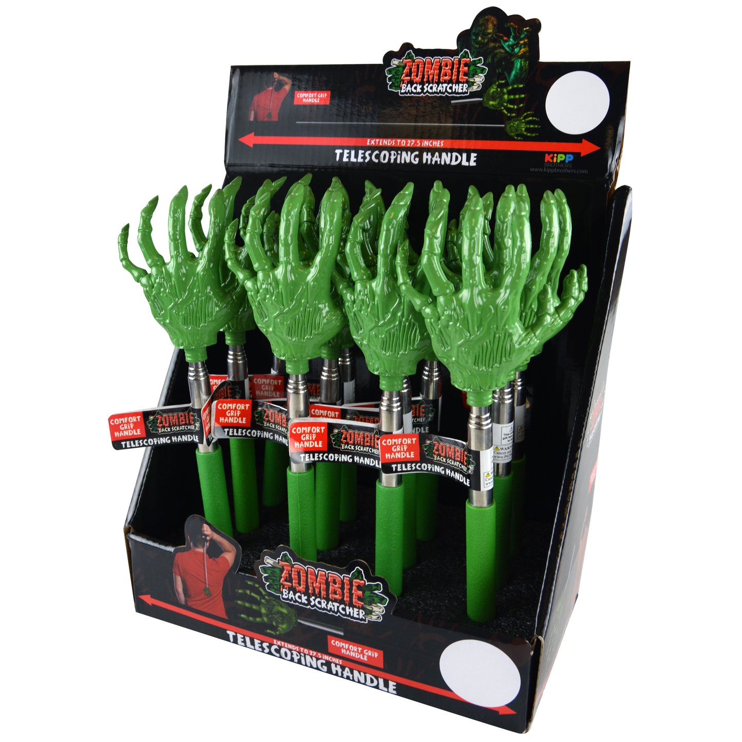 ITEM NUMBER 022188 ZOMBIE BACK SCRATCHER 12 PIECES PER DISPLAY