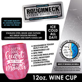 12 oz Insulated Stainless-Steel Wine Cup - 6 Pieces Per Retail Ready Display 22266