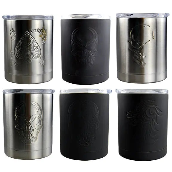 12 oz Insulated Stainless-Steel High Ball Cup - 6 Pieces Per Retail Ready Display 22267 ROUGHNECK