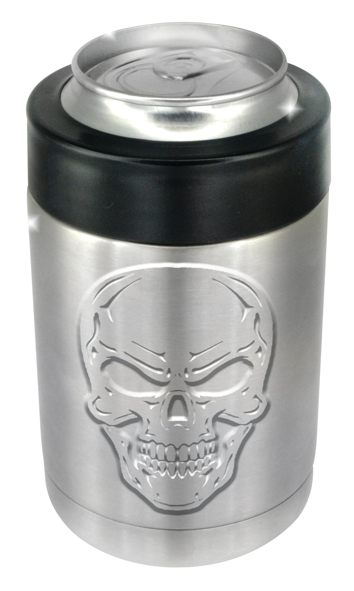 ITEM NUMBER 022268 12OZ METAL CAN COOLER 6 PIECES PER DISPLAY