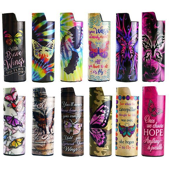 ITEM NUMBER 022337 BUTTERFLY LIGHTER CASE 12 PIECES PER DISPLAY