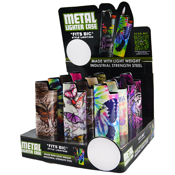 ITEM NUMBER 022337 BUTTERFLY LIGHTER CASE 12 PIECES PER DISPLAY