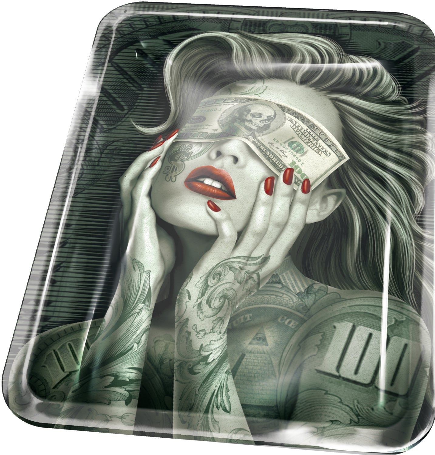 ITEM NUMBER 022340 LARGE TIN TRAY 6 PIECES PER DISPLAY
