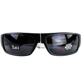 Sunglasses Matte Black LocZ Assortment- 6 Pieces Per Pack 22345