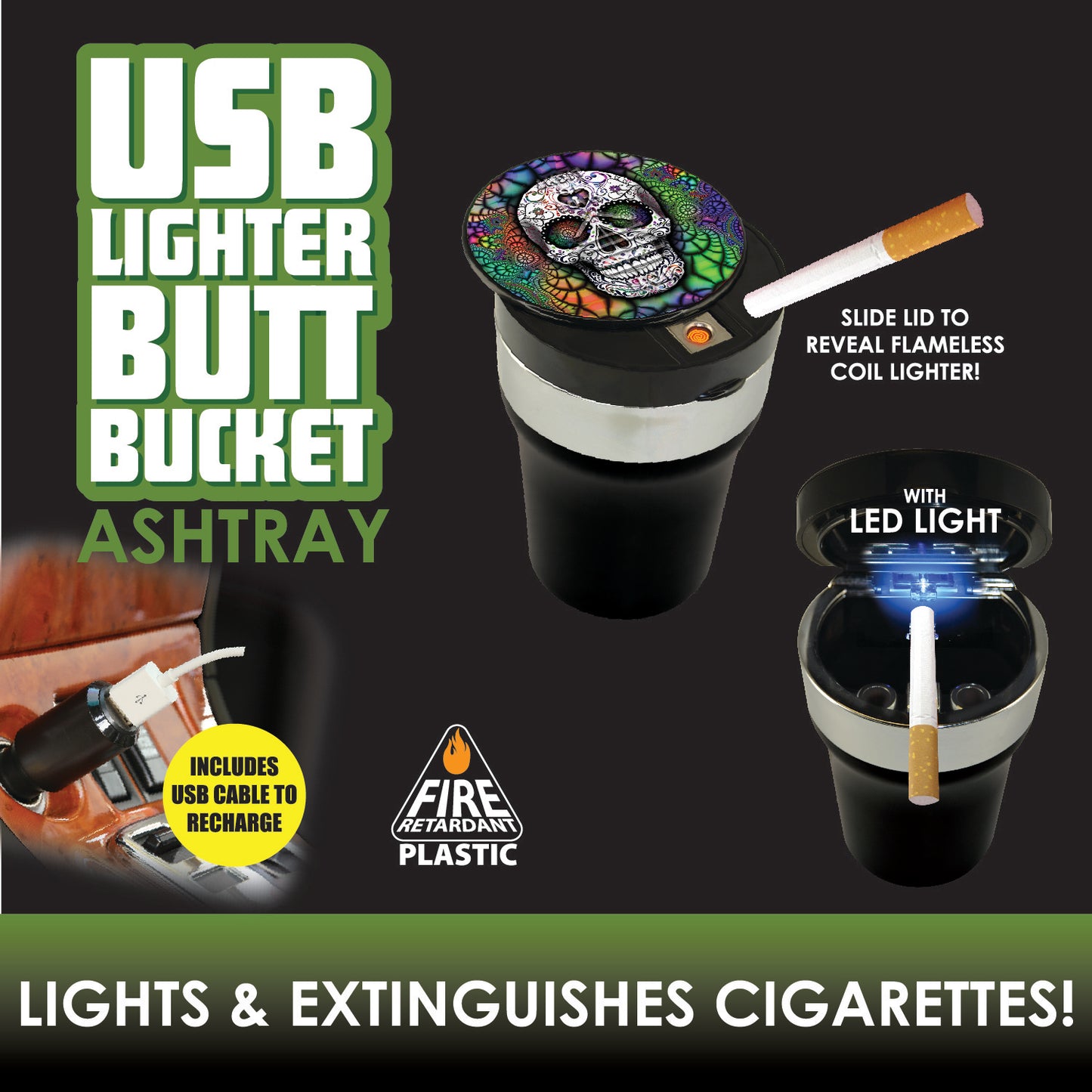 ITEM NUMBER 022378 USB BUTT BUCKET MIX D 6 PIECES PER DISPLAY
