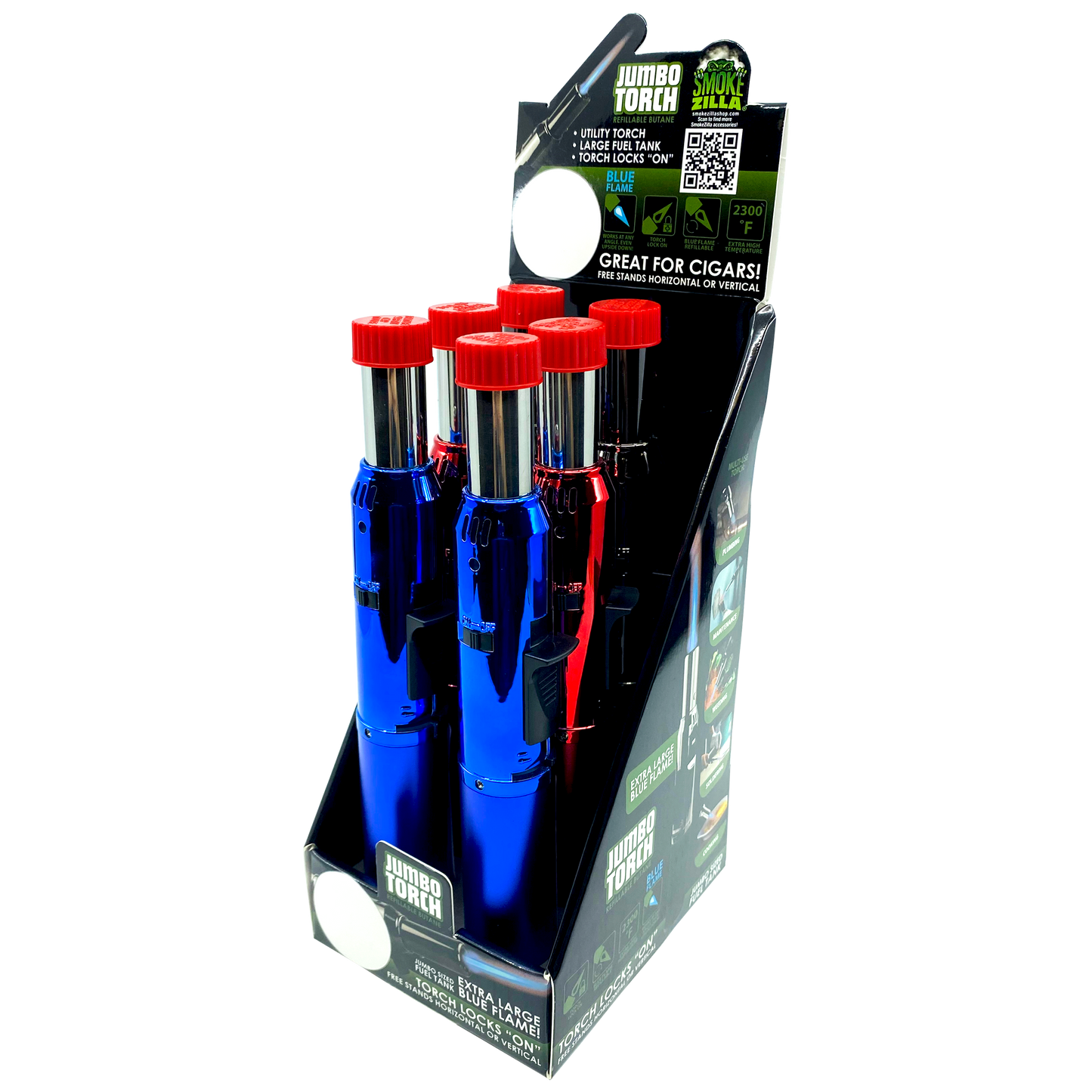 ITEM NUMBER 022382 JUMBO TORCH STICK 6 PIECES PER DISPLAY