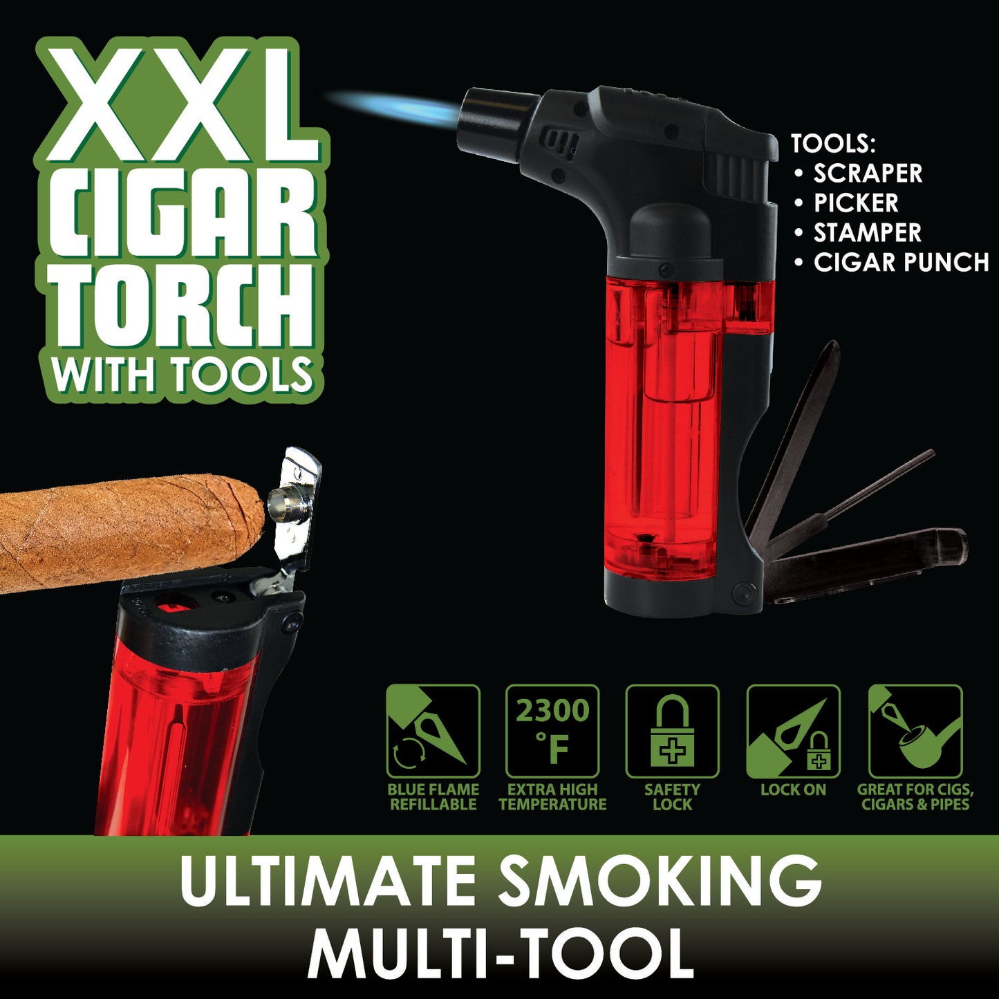 ITEM NUMBER 022384 CIGAR XXL TORCH 12 PIECES PER DISPLAY