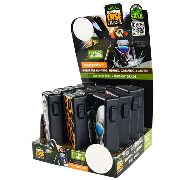 ITEM NUMBER 022432 SURVIVAL LIGHTER CASE 12 PIECES PER DISPLAY