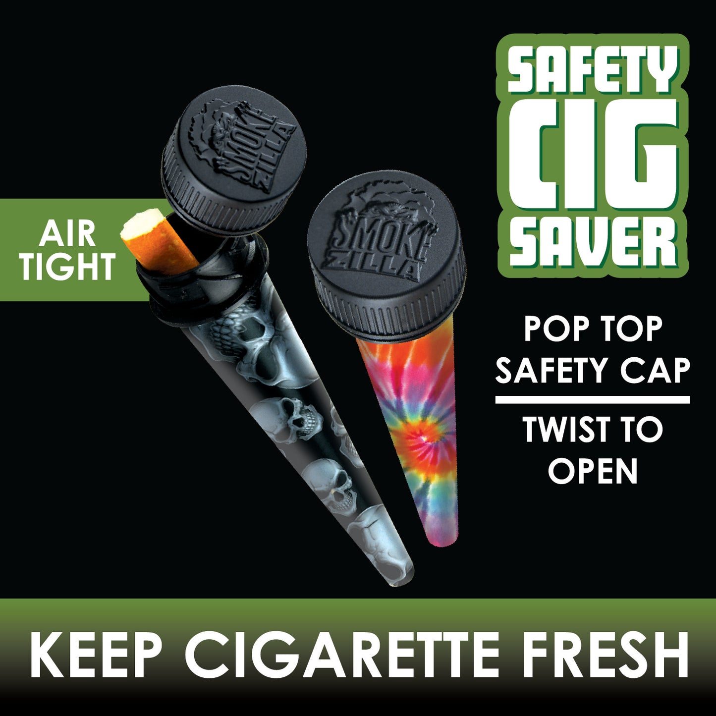 ITEM NUMBER 022437 SAFETY CIG SAVER 24 PIECES PER DISPLAY