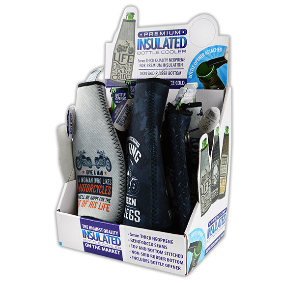 ITEM NUMBER 022478 BIKER BOTTLE SUIT 6 PIECES PER DISPLAY