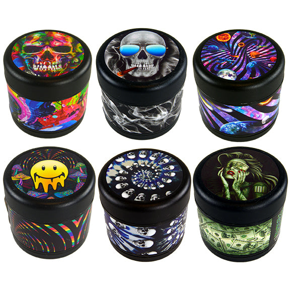 ITEM NUMBER 022523 MAGNETIC PLASTIC GRINDER 6 PIECES PER DISPLAY