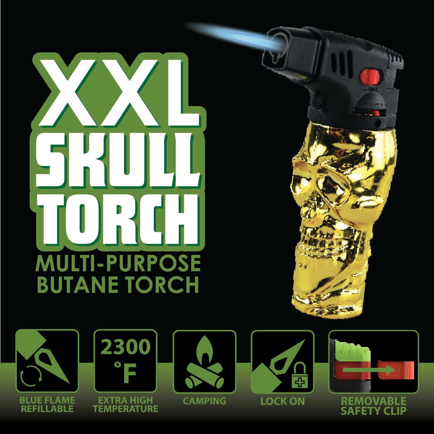 ITEM NUMBER 022528 3D SKULL XXL SOLID 12 PIECES PER DISPLAY