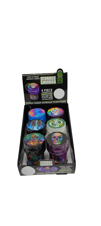 ITEM NUMBER 022576 STORAGE GRINDER 6 PIECES PER DISPLAY