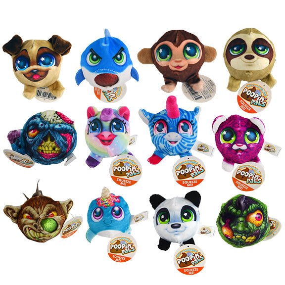 ITEM NUMBER 022629 SQUEEZE POOPING PLUSH 12 PIECES PER DISPLAY