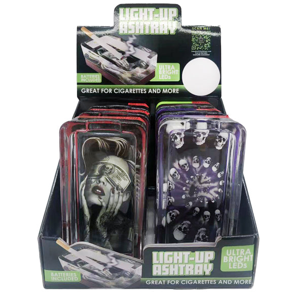 ITEM NUMBER 022637 LIGHT UP ASHTRAY F 6 PIECES PER DISPLAY
