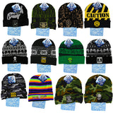 Cuffed Knit Hat Beanie Assortment - 12 Pieces Per Retail Ready Display 22663