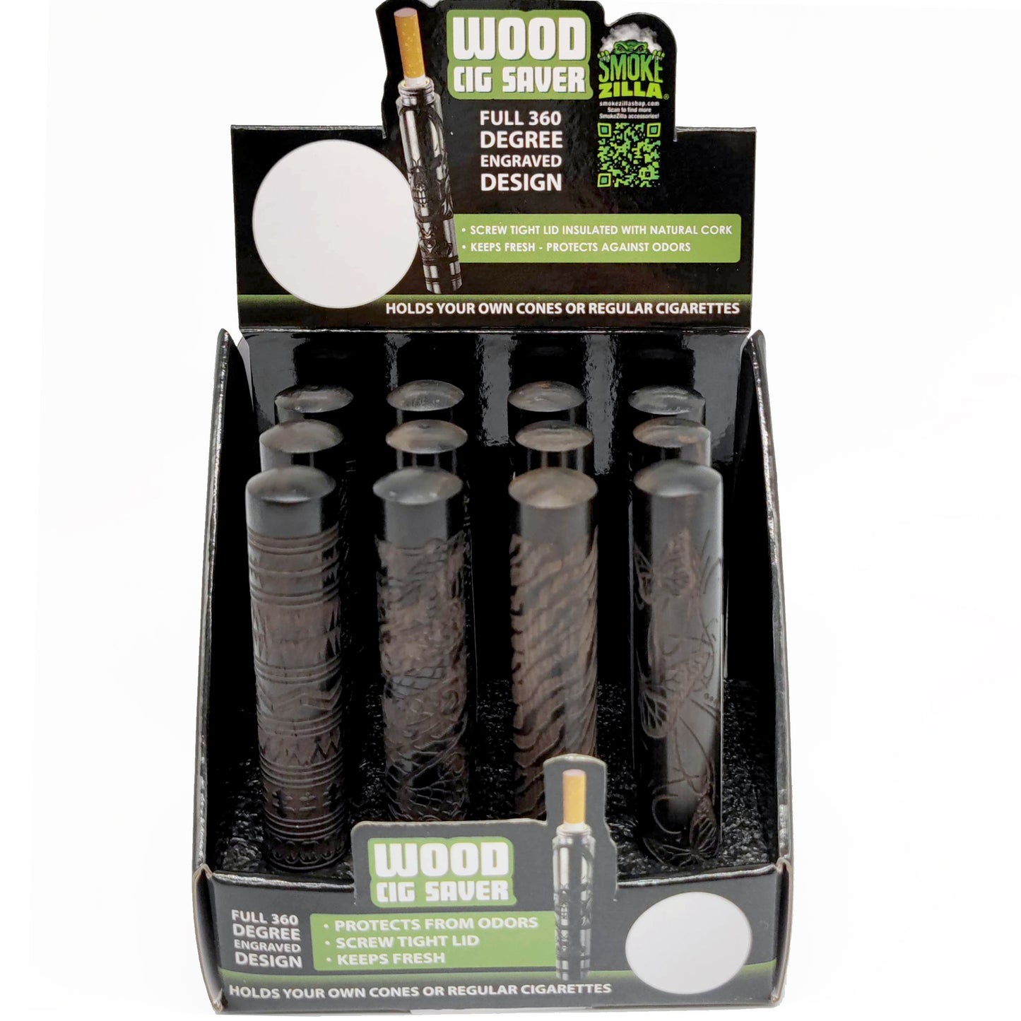ITEM NUMBER 022689 WOODEN CIG SAVER 12 PIECES PER DISPLAY