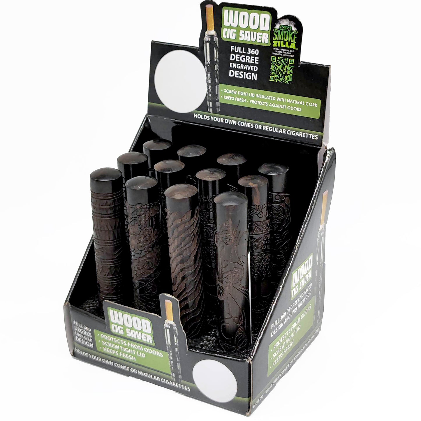 ITEM NUMBER 022689 WOODEN CIG SAVER 12 PIECES PER DISPLAY