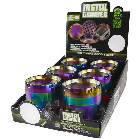 ITEM NUMBER 022704 RAINBOW DRAWER GRINDER 6 PIECES PER DISPLAY