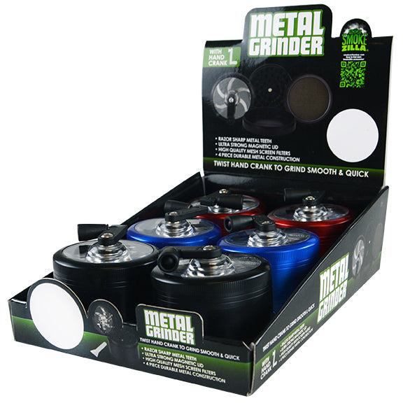ITEM NUMBER 022707 63MM CRANK GRINDER 6 PIECES PER DISPLAY