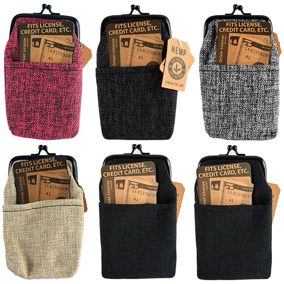 ITEM NUMBER 022708 HEMP CIGARETTE POUCH 6 PIECES PER DISPLAY