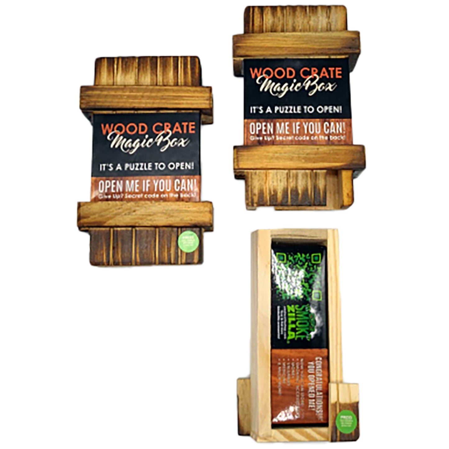 ITEM NUMBER 022776 WOODED CRATE MAGIC BOX 6 PIECES PER DISPLAY
