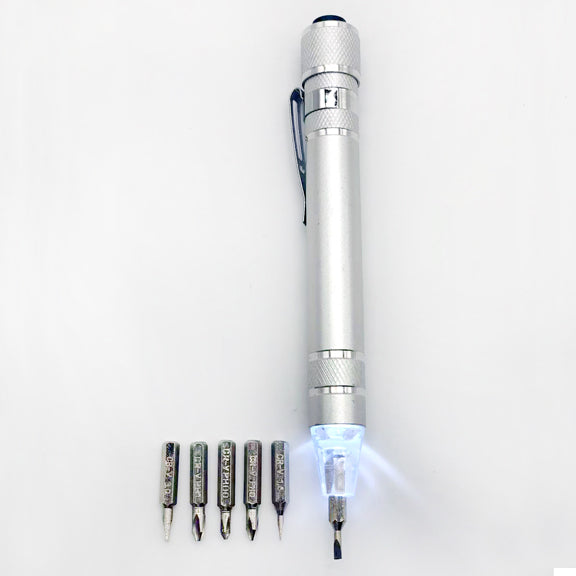 ITEM NUMBER 022802 SCREWDRIVER LED TOOL FLASHLIGHT 6 PIECES PER DISPLAY