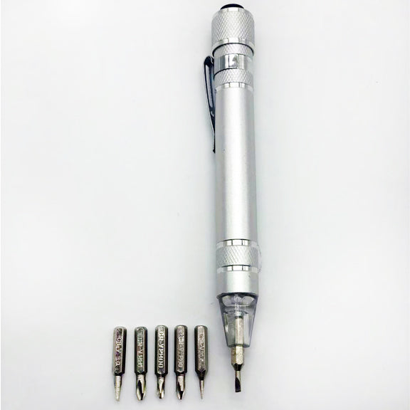 ITEM NUMBER 022802 SCREWDRIVER LED TOOL FLASHLIGHT 6 PIECES PER DISPLAY