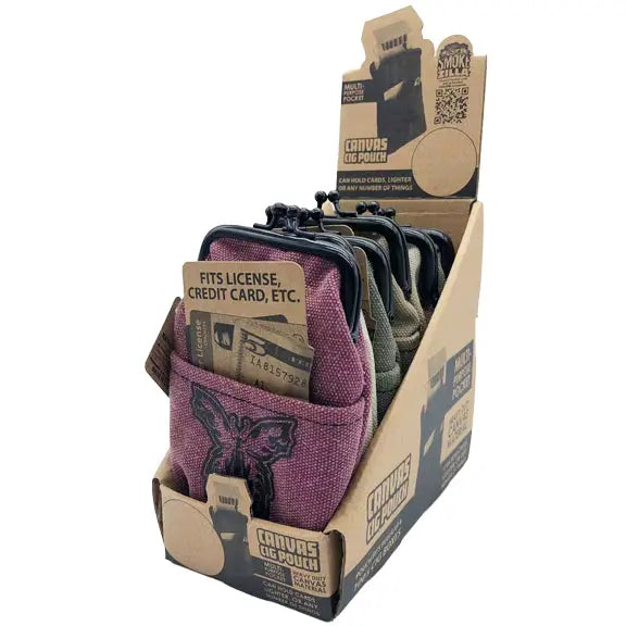 Canvas Cigarette Pouch - 6 Pieces Per Retail Ready Display 22844 SMOKEZILLA