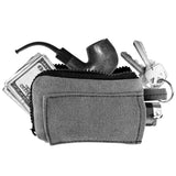 Canvas Accessories Smoker's Pouch with Zipper - 6 Pieces Per Retail Ready Display 22859