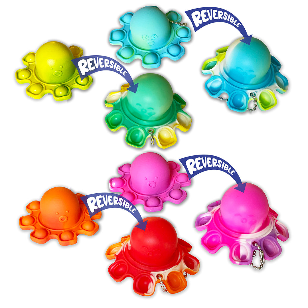 ITEM NUMBER 022870 MINI FIDGET FUN POP OCTOPUS 24 PIECES PER DISPLAY