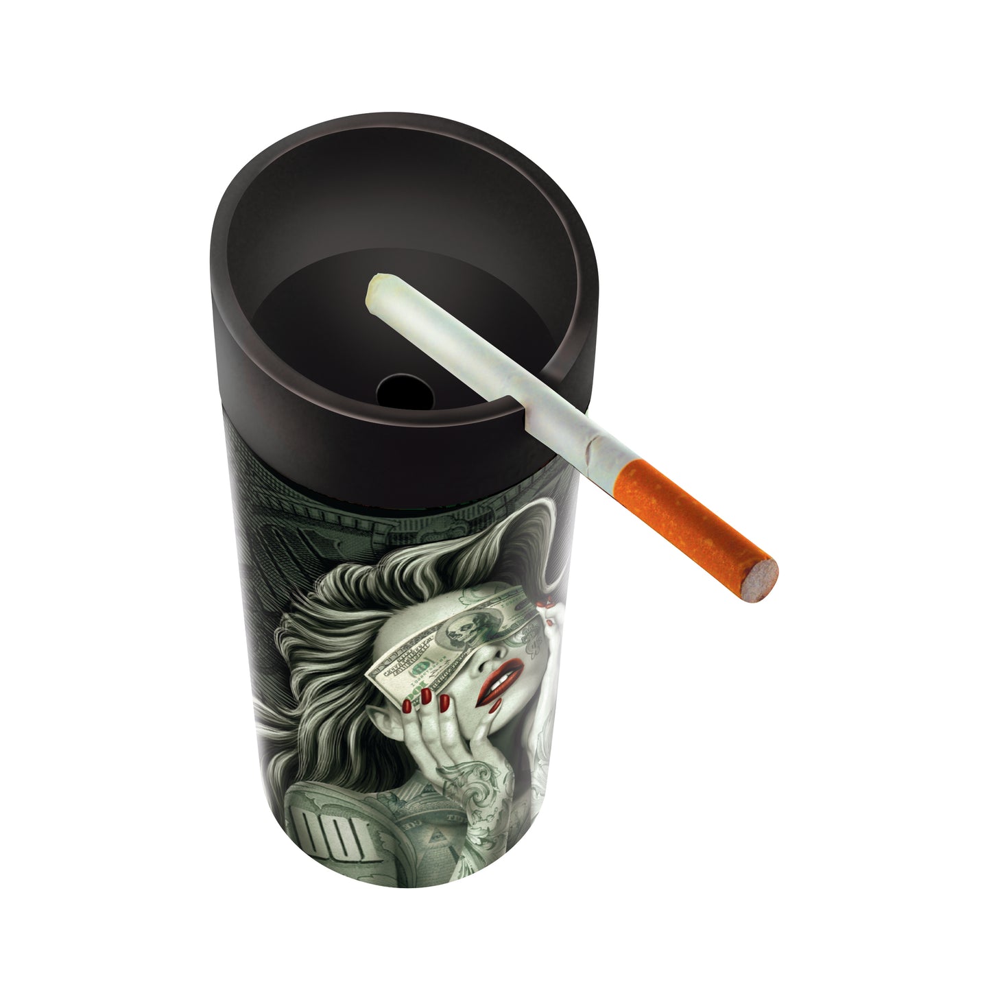 ITEM NUMBER 022898 TIN BUTT BUCKET 12 PIECES PER DISPLAY