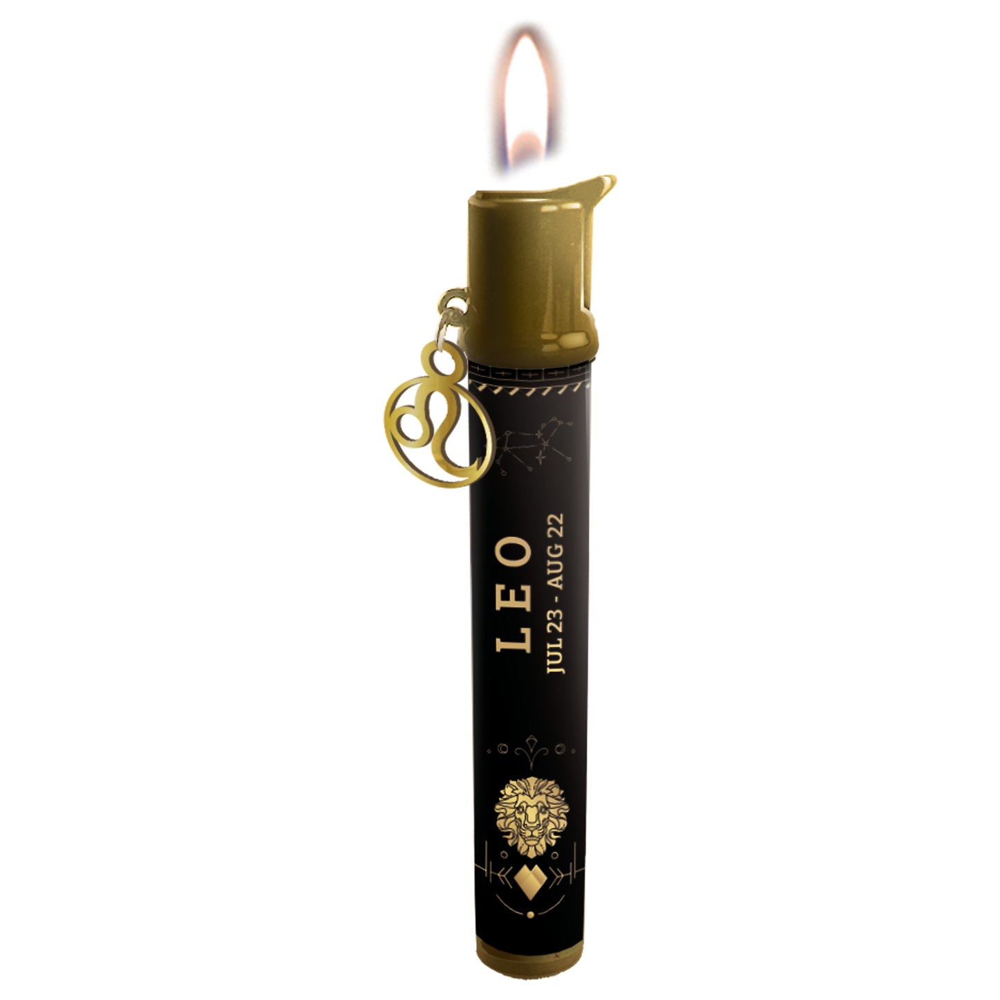 ITEM NUMBER 022935 ZODIAC CHARM LIGHTER 12 PIECES PER DISPLAY