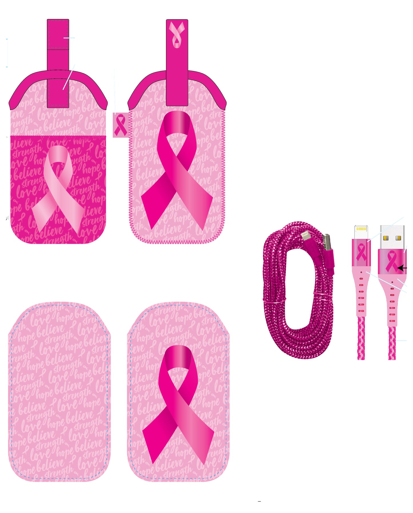 ITEM NUMBER 088339 POSITIVELY PINK FLOOR DISPLAY 68 PIECES PER DISPLAY