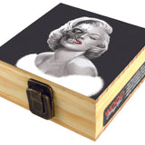 Wood Storage Box with Metal Latch - 6 Pieces Per Retail Ready Display 23224
