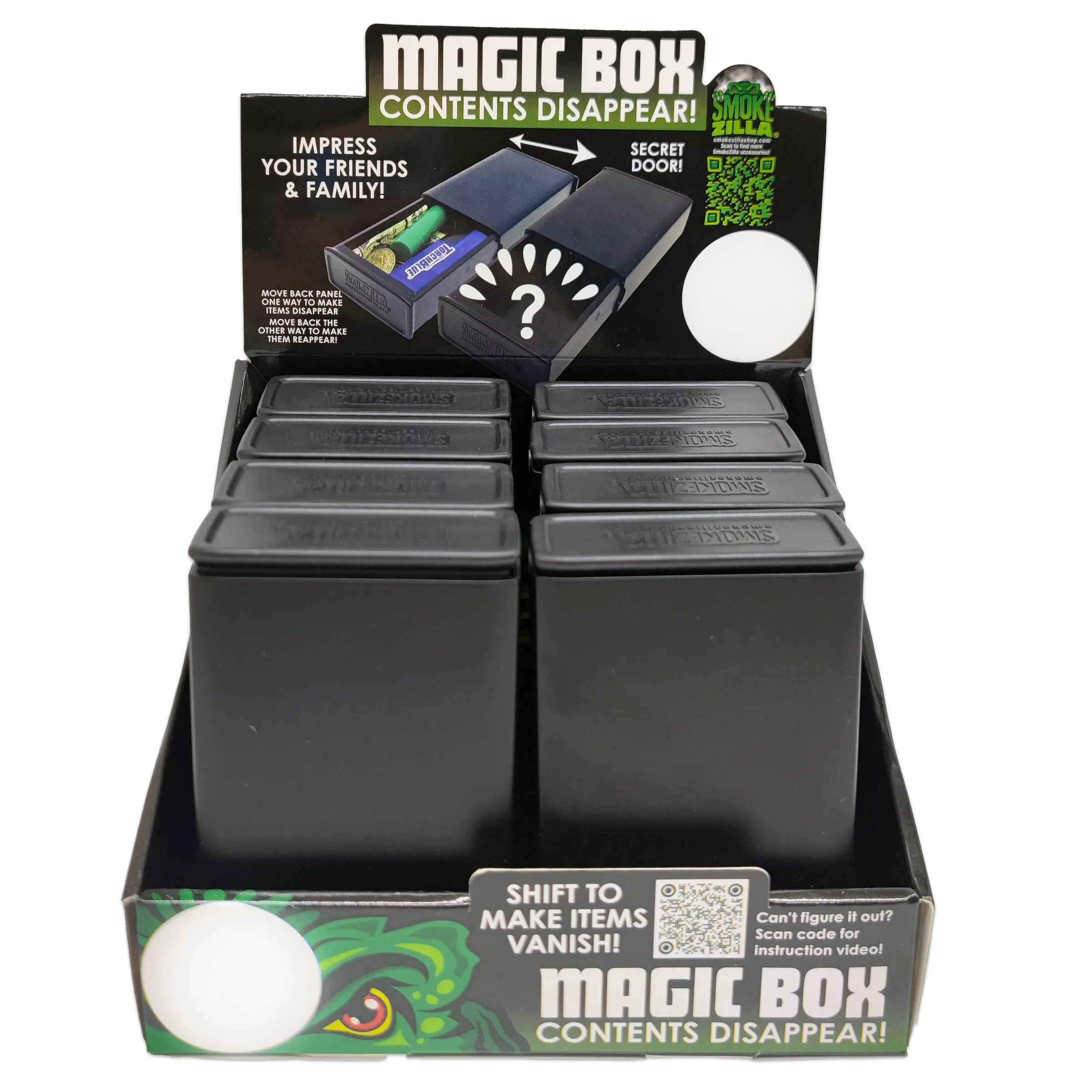 Plastic Magic Storage Box - 8 Pieces Per Retail Ready Display 23542 SMOKEZILLA